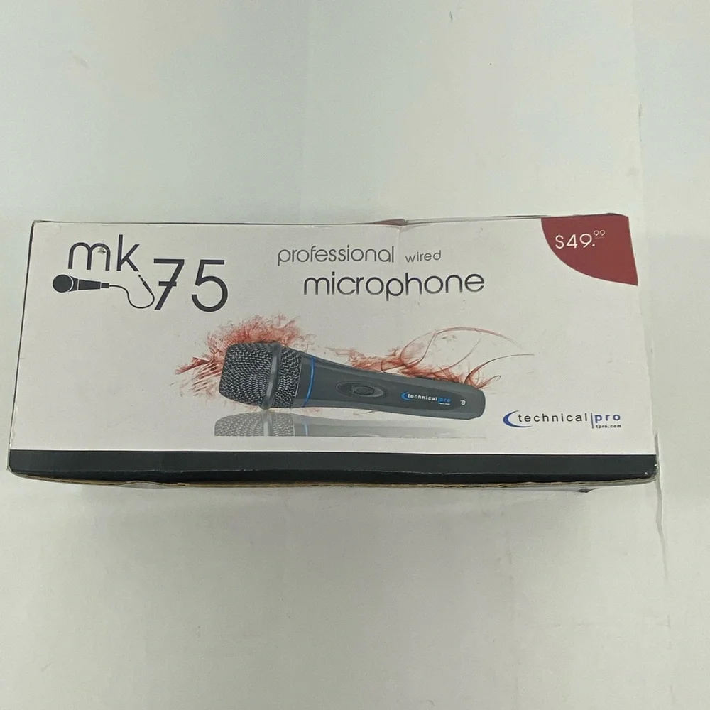 Technical Pro MK 75 Professional Wired Microphone - Black